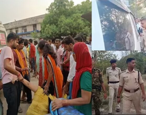 दरभंगा में दिन दहाड़े शूटआउट, 3 लोग मारे गये.