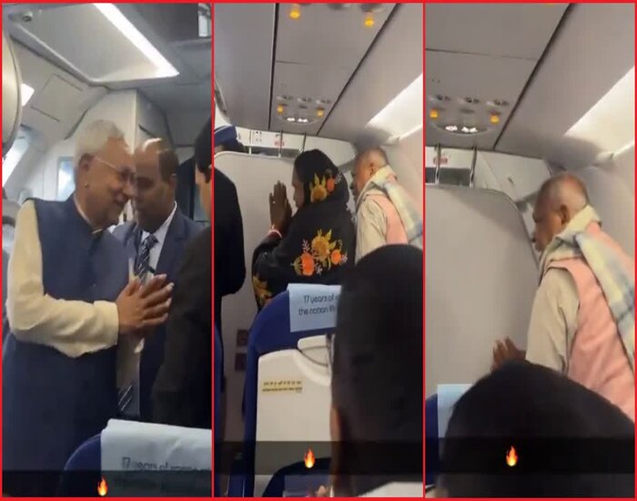 जीतन मांझी से मुस्कुरा कर मिले नीतीश कुमार.