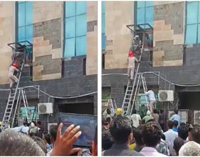 पटना के रेलवे अस्पताल में लगी आग, मची अफरा-तफरी.