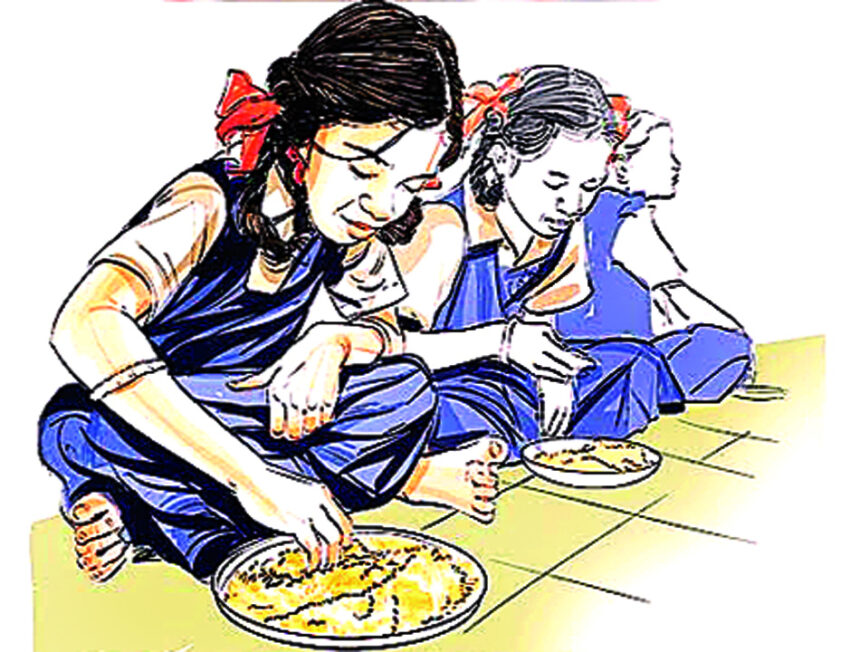 बच्चों का निवाला खा रहे हैं विद्यालय के अध्यक्ष, दो माह से मध्याह्न भोजन ठप