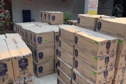 शराब की तस्करी का पर्दाफाश, लाखों की शराब बरामद