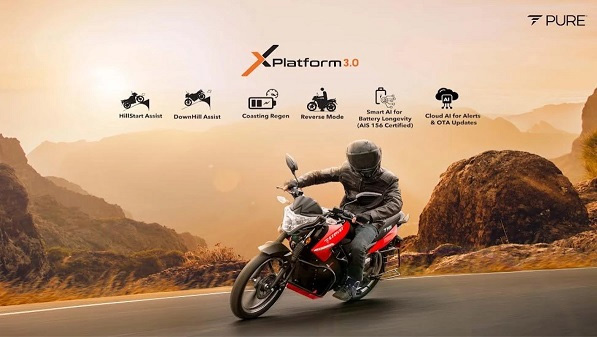 प्योर ईवी ने इलेक्ट्रिक मोबिलिटी में क्रांति लाने के लिए एक्स प्लेटफॉर्म 3.0 किया लॉन्च