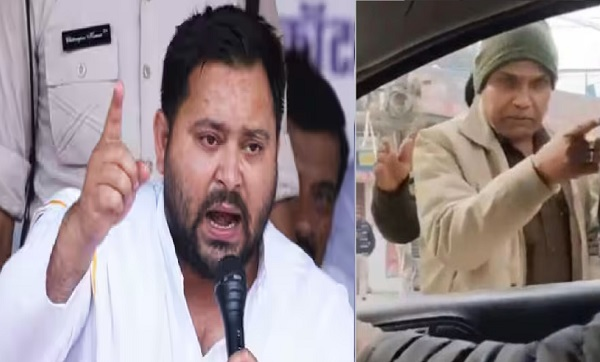 सीएम से बड़ा जनता नहीं..... पुलिसकर्मी का वीडियो पोस्ट कर तेजस्वी ने नीतीश पर कसा तंज