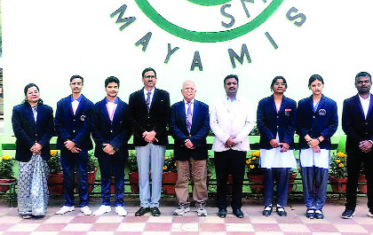 चिन्मय विद्यालय के छात्र CBSE राष्ट्रीय विज्ञान प्रर्दशनी के लिए दिल्ली रवाना