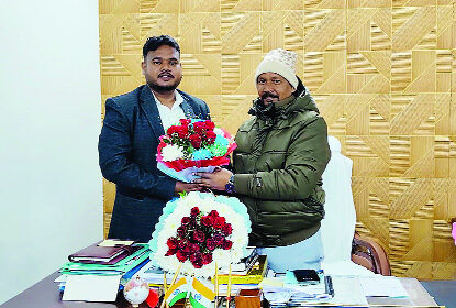 सोनू इराकी ने मंत्री दीपक बिरुवा से की शिष्टाचार मुलाकात