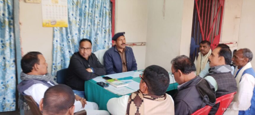 सरस्वती पूजा को लेकर शांति समिति की बैठक, डीजे बजाने पर कार्रवाई की चेतावनी