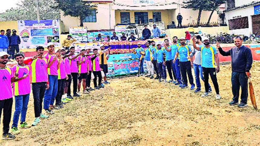 राष्ट्रीय सड़क सुरक्षा माह के दौरान क्रिकेट प्रतियोगिता का हुआ आयोजन
