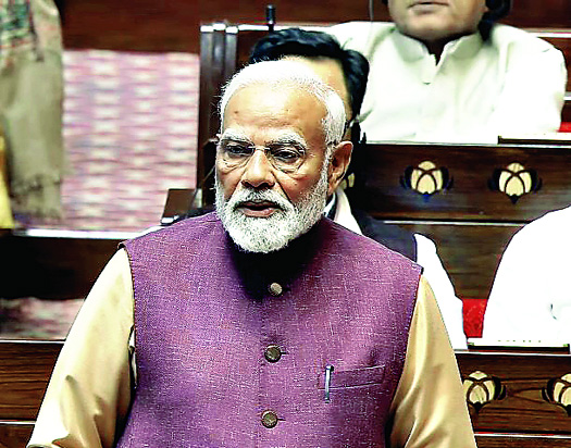 कांग्रेस के पंजे से मुक्त होकर आज देश चैन की सांस ले रहा है : प्रधानमंत्री