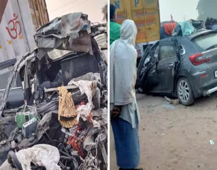 आरा में भीषण सड़क हादशे में एक ही परिवार के 6 लोगों की हो गई है मौत.