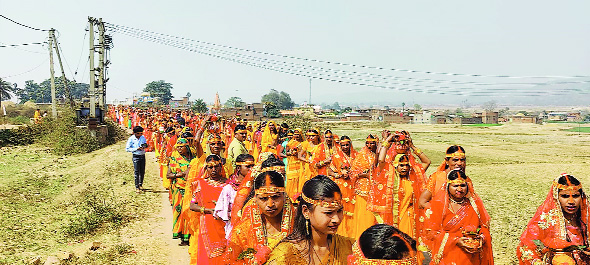 कलश यात्रा के साथ शिव प्राण प्रतिष्ठा सह रुद्र महायज्ञ का हुआ शुभारंभ
