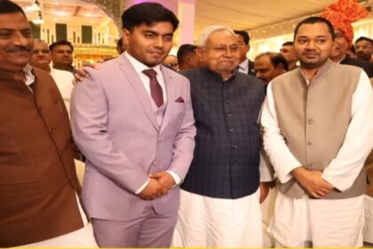 सीएम नीतीश कुमार के बेटे का शादी समारोह में फोटो आया सामने, राजनीति चर्चाएं तेज!