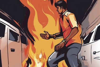 पटना में युवक ने खुद को आग लगाई, बचाने गए 6 लोग भी झुलसे