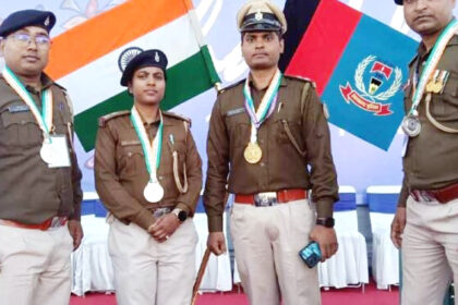 भारतीय पुलिस ड्यूटी मीट में झारखंड पुलिस की टीम ने जीता एक गोल्ड और चार सिल्वर