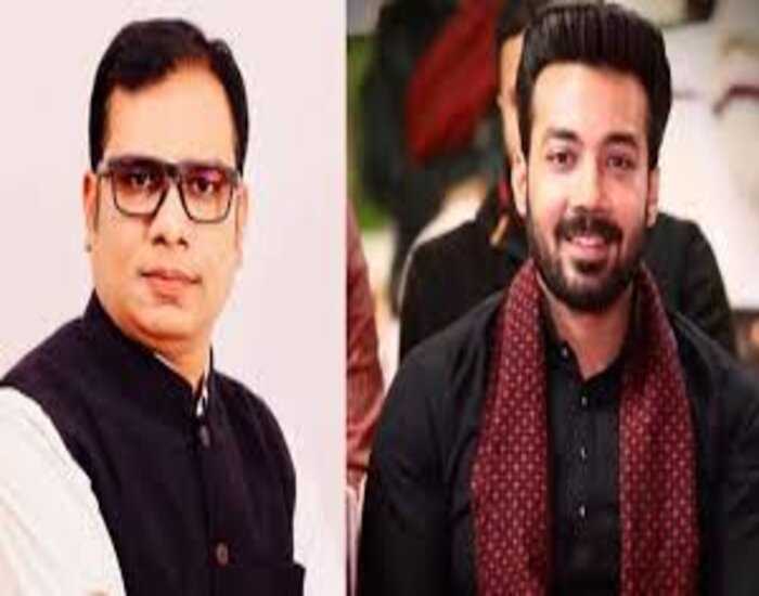 JDU के विधायक डॉक्टर संजीव और चिराग के सांसद राजेश वर्मा आमने- सामने.