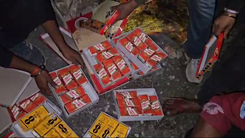 पटना में मीठाई के डिब्बों में शराब तस्करी का भंडाफोड़