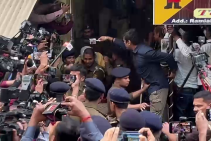 गोलीबारी के बीच पुलिस ने बचाई जान, जमीन विवाद की थी साजिश 