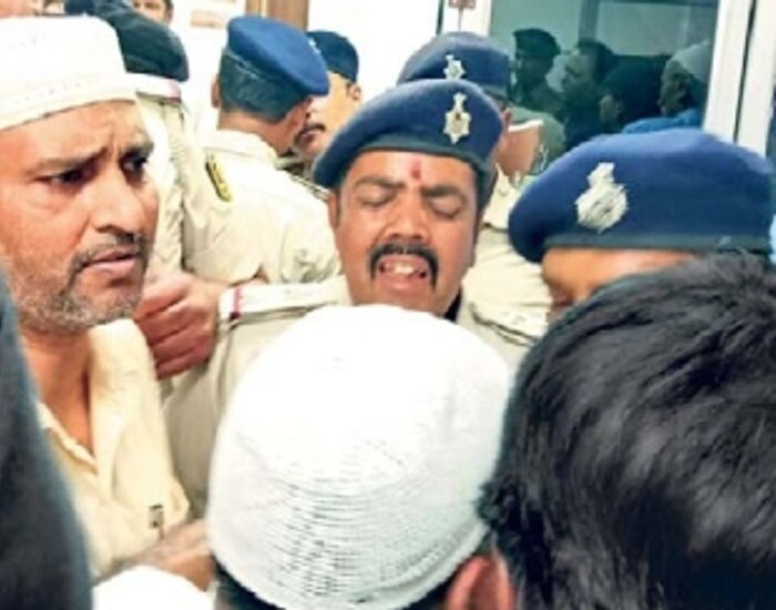 इमारत-ए-शरिया में 'घमासान' RJD-JDU समर्थोकं के बीच टकराव तेज.