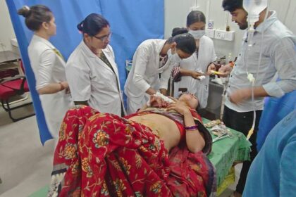 नकाबपोश बदमाशों ने महिला से लूटपाट कर बेरहमी से पीटा, बेहोशी की हालत में फेंका