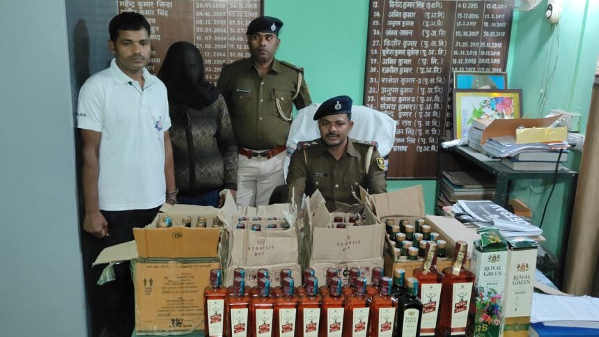 कटिहार पुलिस की बड़ी कार्रवाई, लोहीयानगर से 43.125 लीटर विदेशी शराब जब्त, एक गिरफ्तार