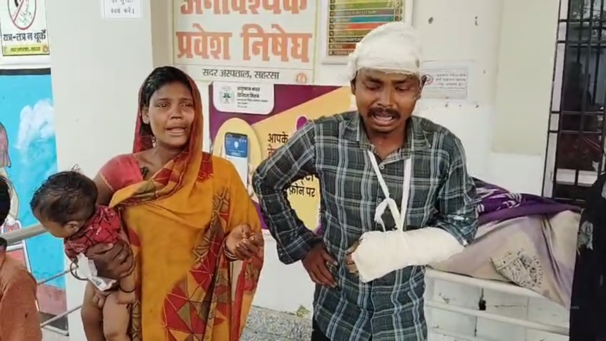जमीन विवाद में हिंसक झड़प, बुजुर्ग की मौत, तीन अन्य गंभीर रूप से घायल
