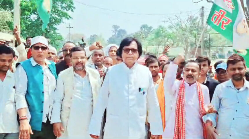 सड़क पर उतरे JDU के वरिष्ठ नेता और पूर्व शिक्षा मंत्री, पदयात्रा कर कन्हैया को दिया जवाब