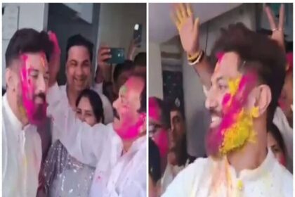 चिराग पासवान ने जमकर उड़ाए रंग-गुलाल,कहा- NDA सरकार बनने के बाद असली होली.