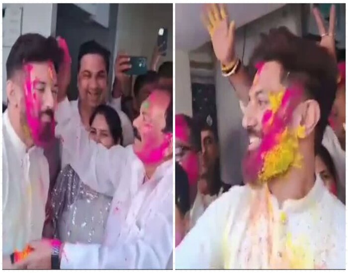 चिराग पासवान ने जमकर उड़ाए रंग-गुलाल,कहा- NDA सरकार बनने के बाद असली होली.