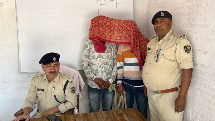 नया भोजपुर में बड़ी कार्रवाई: शराब से लदी कार जब्त, दो तस्कर गिरफ्तार