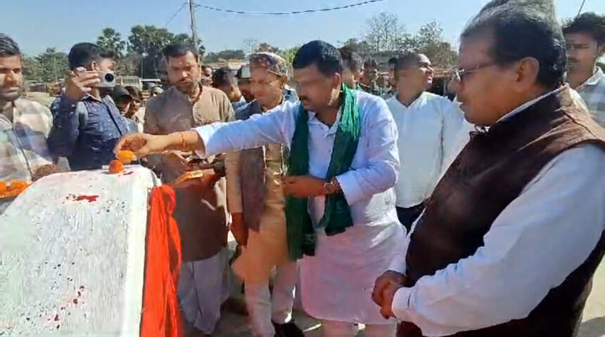 विधायक ने छह सड़कों का किया शिलान्यास, आवागमन होगा सुगम