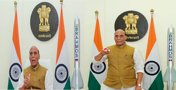 ब्रह्मोस निर्माण से भारत को नई ताकत, हर साल बनेंगी 100 मिसाइलें: राजनाथ सिंह