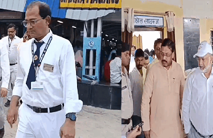 नरकटियागंज जंक्शन का डीआरएम ने किया औचक निरीक्षण, यात्रियों को बेहतर सुविधाएं देने का निर्देश, लापरवाही पर जताई नाराज़गी