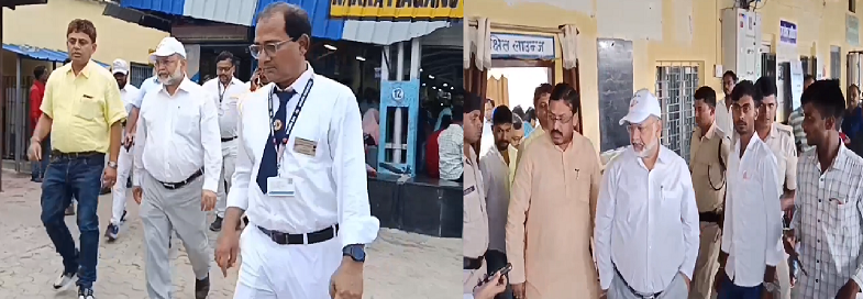 नरकटियागंज जंक्शन का डीआरएम ने किया औचक निरीक्षण, यात्रियों को बेहतर सुविधाएं देने का निर्देश, लापरवाही पर जताई नाराज़गी