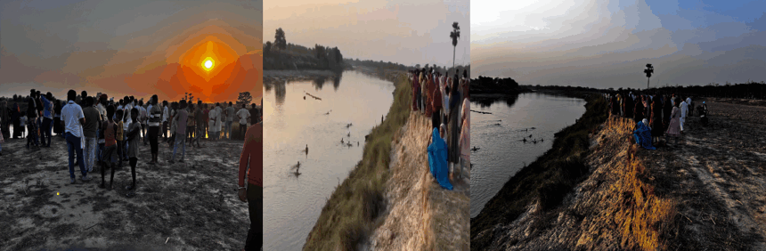 मोतिहारी में बड़ा हादसा: बूढ़ी गंडक नदी में नहाने गए तीन बच्चे डूबे, एक की मौत, एक लापता