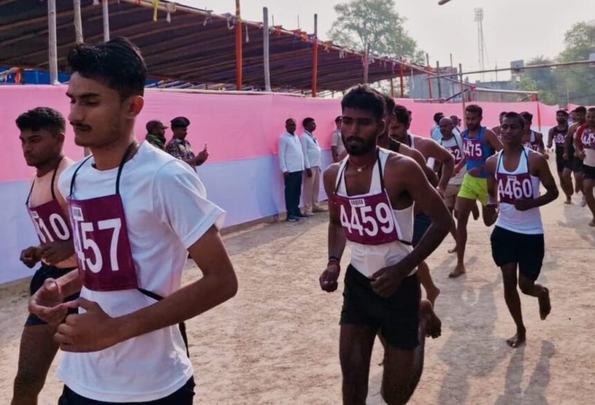 होमगार्ड बहाली की शारीरिक दक्षता परीक्षा शुरू पहले दिन 209 अभ्यर्थी रहे अनुपस्थित,138 का हुआ सलेक्शन
