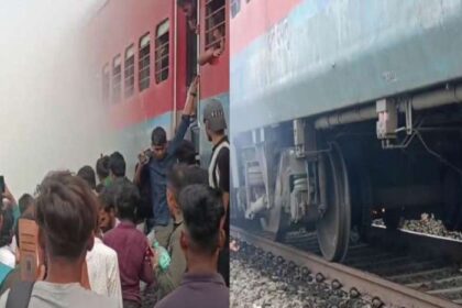 ट्रेन के AC कोच में घुटने लगा दम,मच गई अफरा तफरी,इमरजेंसी चेन से बची जान.