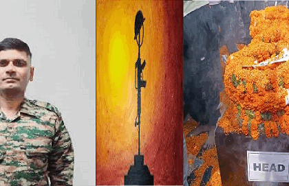 शहीद संतोष यादव को इस्माइलपुर में दी गई अंतिम विदाई, नम आंखों से देश ने किया अपने लाल को सलाम