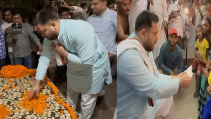 तेजस्वी यादव पहुंचे जमुई, पीड़ित परिवारों से मिले, दिया हरसंभव मदद का भरोसा