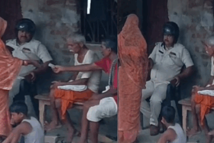 दारोगा अरुण कुमार सिंह का रिश्वत लेते वीडियो वायरल, पीड़ित पक्ष ने की कार्रवाई की मांग