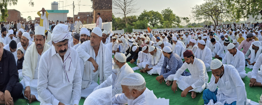 देशभर में धूमधाम से मनाई गई ईद-उल-अजहा, मंत्री जमा खान ने गांव में अदा की नमाज, दिया भाईचारे का संदेश