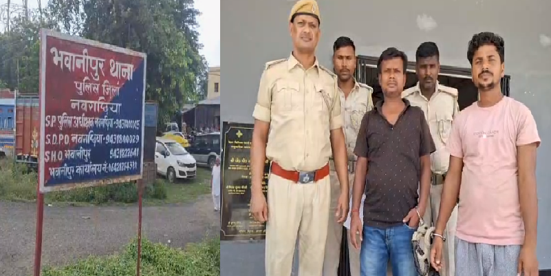 अवैध हथियार के साथ पंचायती करने पहुंचे दो गिरफ्तार, स्कॉर्पियो से देसी कट्टा बरामद