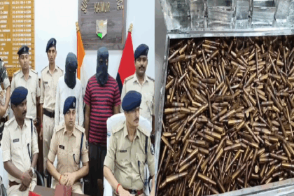 बिहार में हथियार तस्करी का बड़ा भंडाफोड़, मोहनिया से भारी मात्रा में कारतूस जब्त