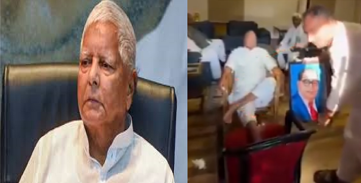 बाबा साहेब अंबेडकर के फोटो को लेकर विवाद: लालू प्रसाद यादव को SC आयोग ने भेजा नोटिस