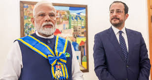 पीएम मोदी को मिला सायप्रस का सर्वोच्च सम्मान, बने सबसे ज़्यादा अंतरराष्ट्रीय पुरस्कार पाने वाले भारतीय प्रधानमंत्री