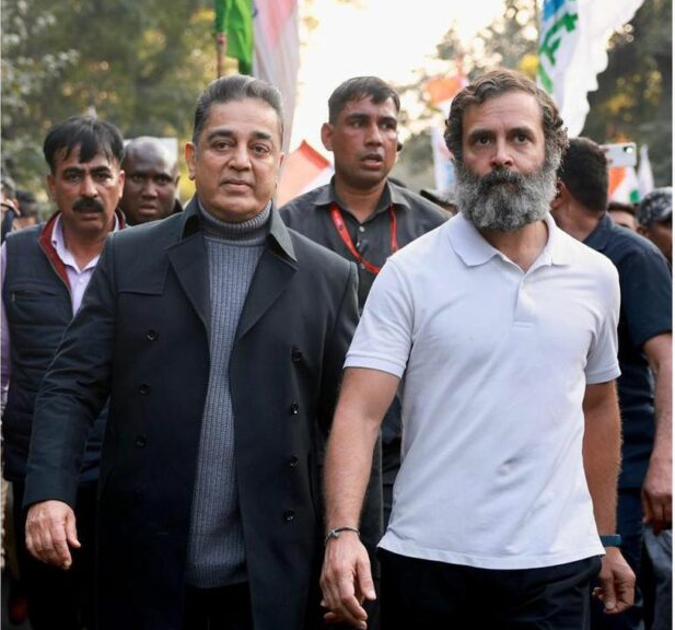 कमल हासन ने राहुल गांधी को दी जन्मदिन की शुभकामनाएं