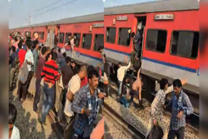 रेलवे की 'लाल गाड़ी' से हड़कंप,भागने लगे यात्री.