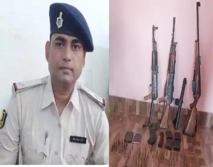 निलंबित ASI के घर कहां से आया एके-47 नेटवर्क खंगालने मे जुटी पुलिस.