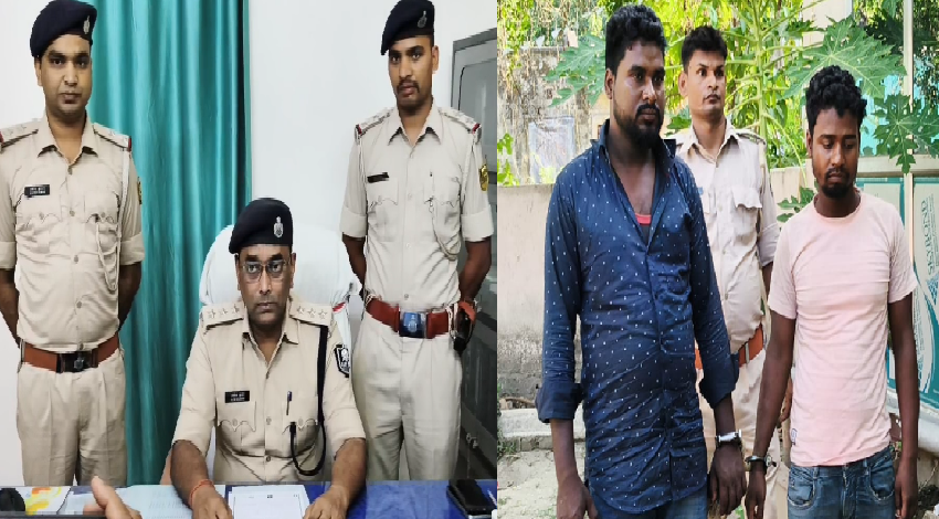 सहरसा पुलिस की बड़ी सफलता: दो कुख्यात लुटेरे गिरफ्तार, चोरी की 5 बाइक व 3 मोबाइल बरामद