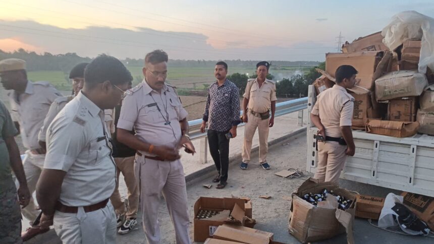 सहरसा में बनगांव थाना पुलिस की बड़ी कार्रवाई — 4350 बोतल कोडीन युक्त सिरप जब्त, तीन गिरफ्तार