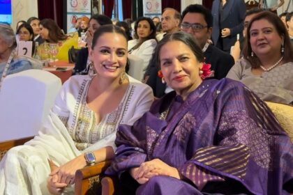 शक्ति अवॉर्ड जीतकर भावुक हुईं दीया मिर्जा, मां को समर्पित किया सम्मान...