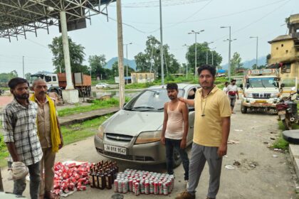 शराब तस्करों की कोशिश नाकाम, नवादा के रजौली चेकपोस्ट पर बड़ी बरामदगी...